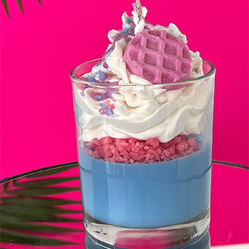 Cotton Candy Dessert Candle